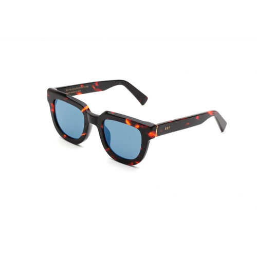 Sonnenbrillen  Retrosuperfuture Xfk serio col. 3627 azure Unisex Rotonda Havana