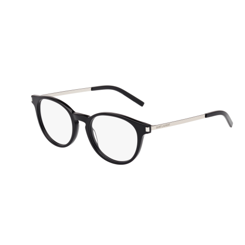 Brille  Saint laurent Sl 25 col. 001 Unisex Runden Schwarz