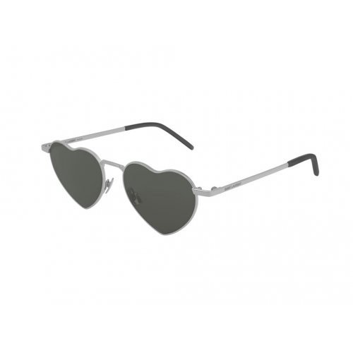 Sonnenbrillen  Saint laurent Sl 301 loulou col. 001 Unisex Geometrische Silber