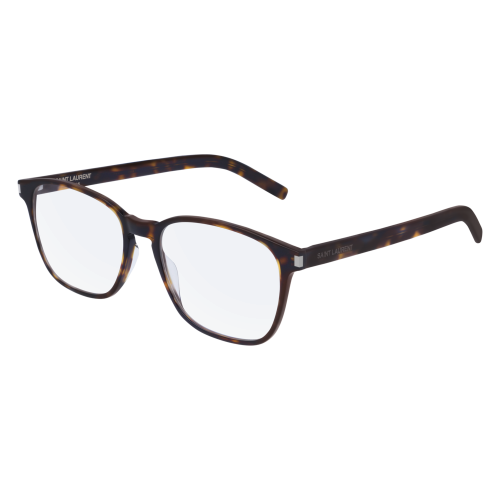 Brille  Saint laurent Sl 186 b slim col. 005 Unisex Rechteckig Havana