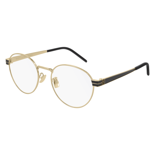 Brille  Saint laurent Sl m63 col. 003 Unisex Runden Gold