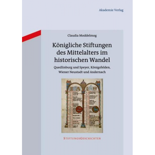 Claudia Moddelmog - Königliche Stiftungen des Mittelalters im historischen Wandel