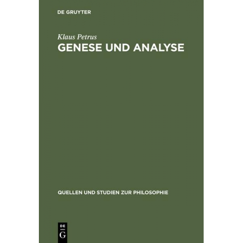 Klaus Petrus - Genese und Analyse