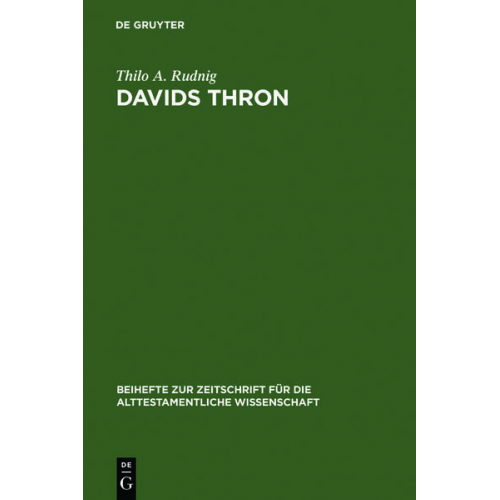Thilo A. Rudnig - Davids Thron