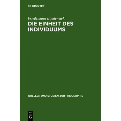 Friedemann Buddensiek - Die Einheit des Individuums