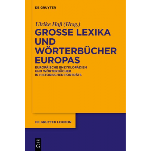 Große Lexika und Wörterbücher Europas