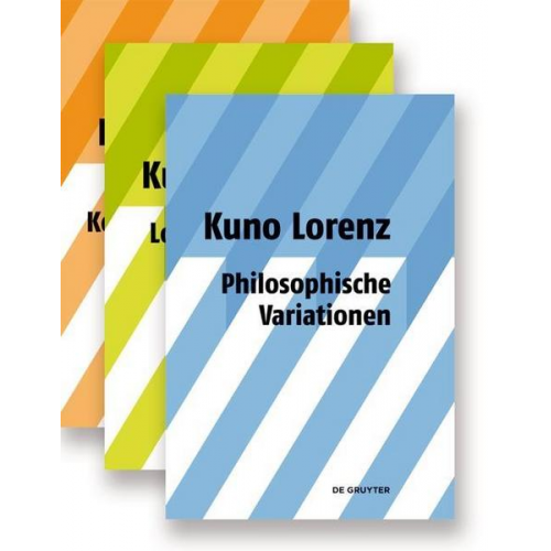 Kuno Lorenz - [Set Gesammelte Aufsätze, 3 Bde.]