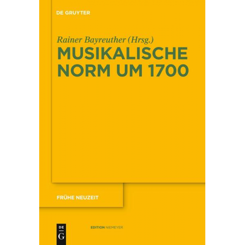 Musikalische Norm um 1700