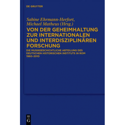 Von der Geheimhaltung zur internationalen und interdisziplinären Forschung