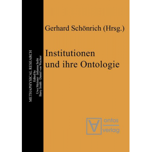 Institutionen und ihre Ontologie