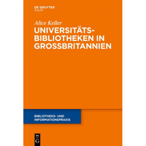 Alice Keller - Universitätsbibliotheken in Großbritannien