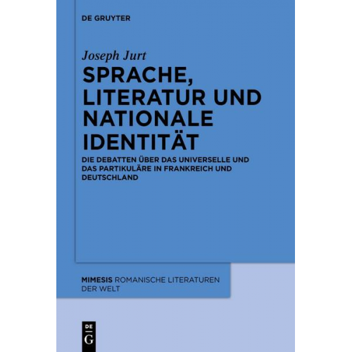 Joseph Jurt - Sprache, Literatur und nationale Identität