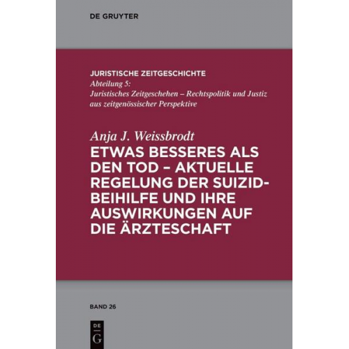 Anja J. Weissbrodt - Etwas Besseres als den Tod