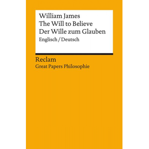 William James - The Will to Believe / Der Wille zum Glauben