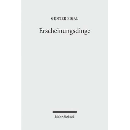 Günter Figal - Erscheinungsdinge