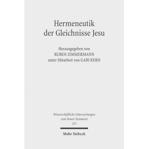 Gabi Kern - Hermeneutik der Gleichnisse Jesu