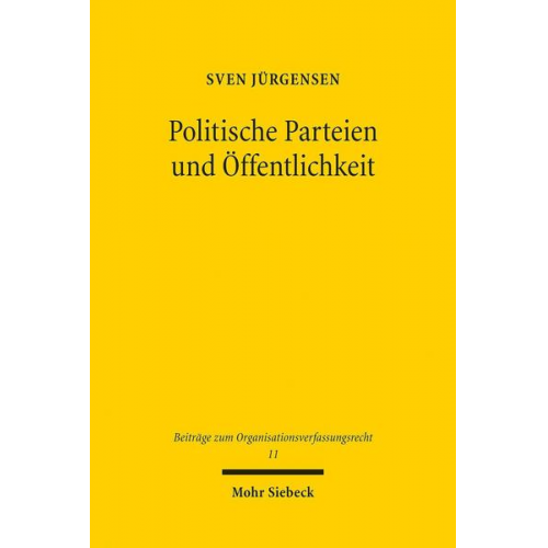 Sven Jürgensen - Politische Parteien und Öffentlichkeit