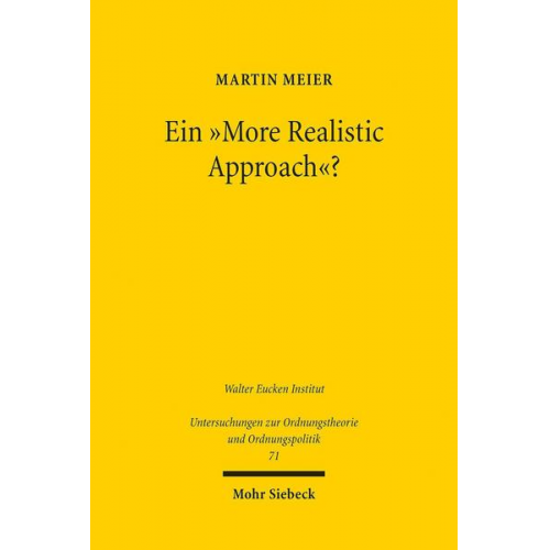 Martin Meier - Ein 'More Realistic Approach'?