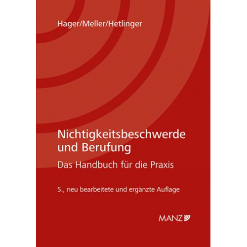 Gerhard Hager & Heinz Meller & Christa Hetlinger - Nichtigkeitsbeschwerde und Berufung