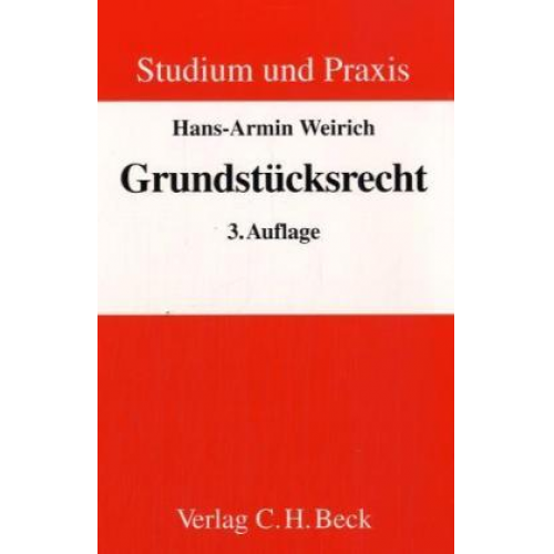 Hans-Armin Weirich - Grundstücksrecht