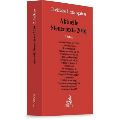 Aktuelle Steuertexte 2016