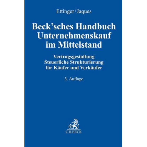 Beck'sches Handbuch Unternehmenskauf im Mittelstand