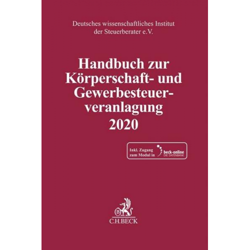 Handbuch zur Körperschaft- und Gewerbesteuerveranlagung 2020