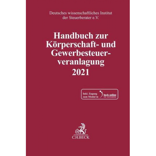 Handbuch zur Körperschaft- und Gewerbesteuerveranlagung 2021