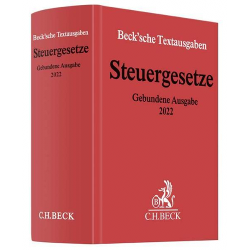 Steuergesetze Gebundene Ausgabe 2022