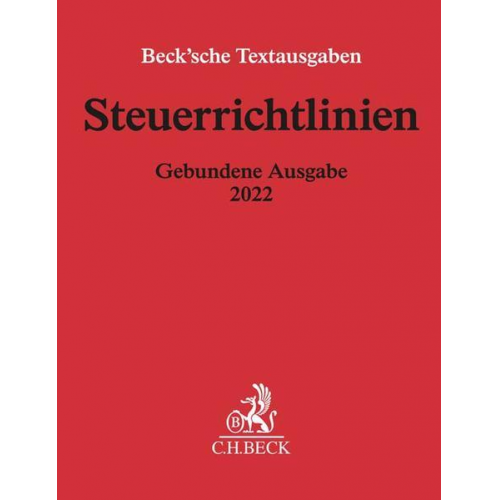 Steuerrichtlinien Gebundene Ausgabe 2022