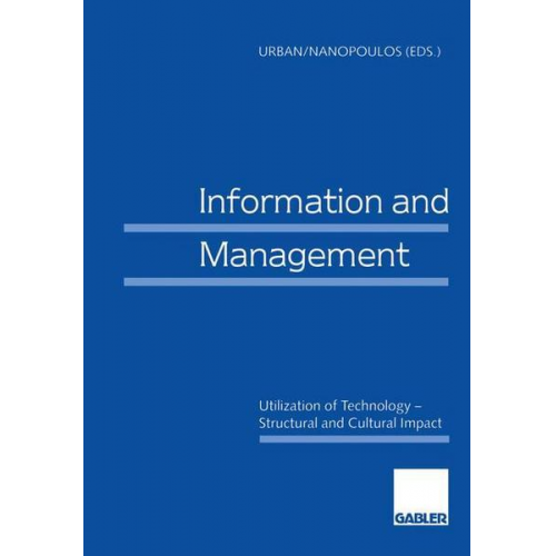 Sabine Urban & Constantin (Eds.) Nanopoulos - Information and Management