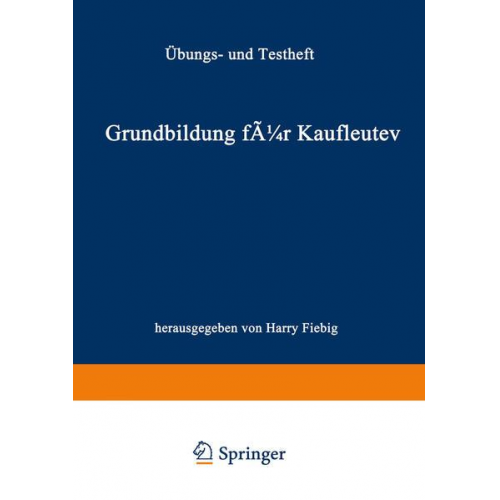 Siegfried Reinhold & Franz Scheuring & Bernd Zürn - Grundbildung für Kaufleute