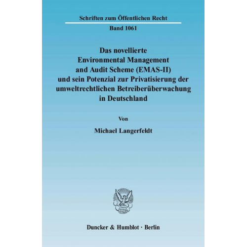 Michael Langerfeldt - Langerfeldt, M: Novell. Environmental Management