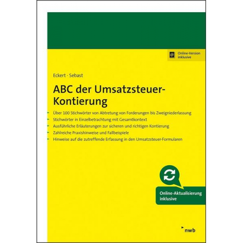 Karl-Hermann Eckert & Ronny Sebast - ABC der Umsatzsteuer-Kontierung