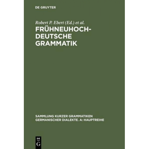 Oskar Reichmann & Klaus-Peter Wegera - Frühneuhochdeutsche Grammatik