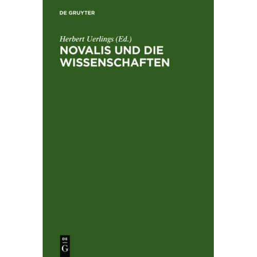 Novalis und die Wissenschaften