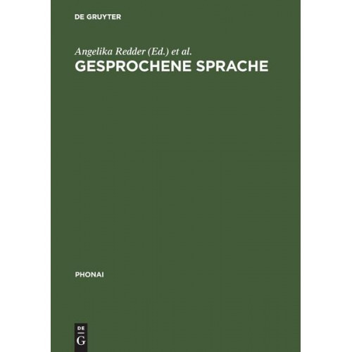 Angelika Redder & Konrad Ehlich - Gesprochene Sprache