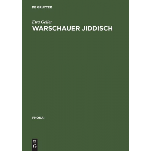 Ewa Geller - Warschauer Jiddisch