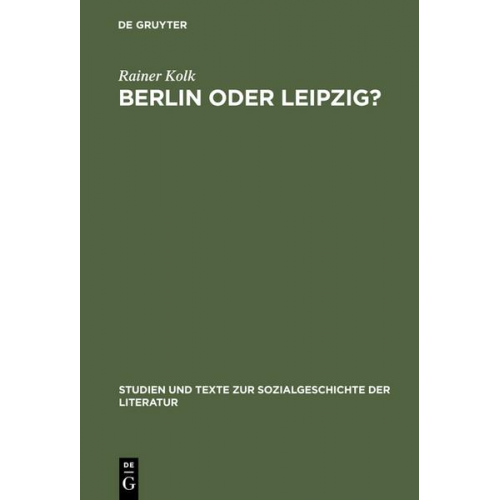 Rainer Kolk - Berlin oder Leipzig?