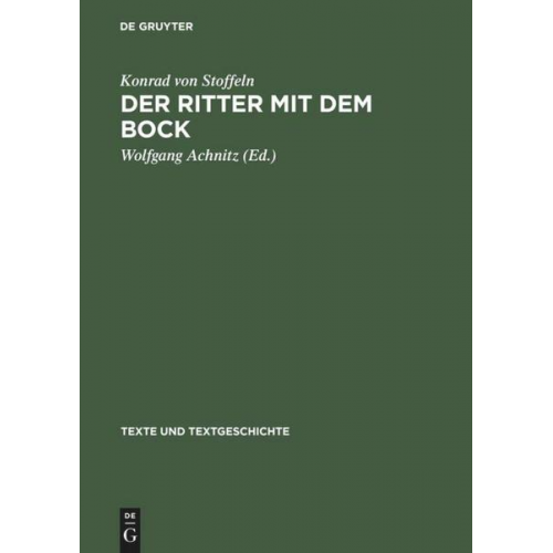 Konrad Stoffeln - Der Ritter mit dem Bock