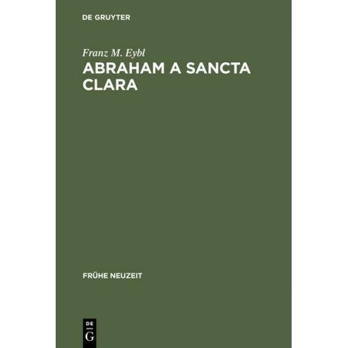 Franz M. Eybl - Abraham a Sancta Clara