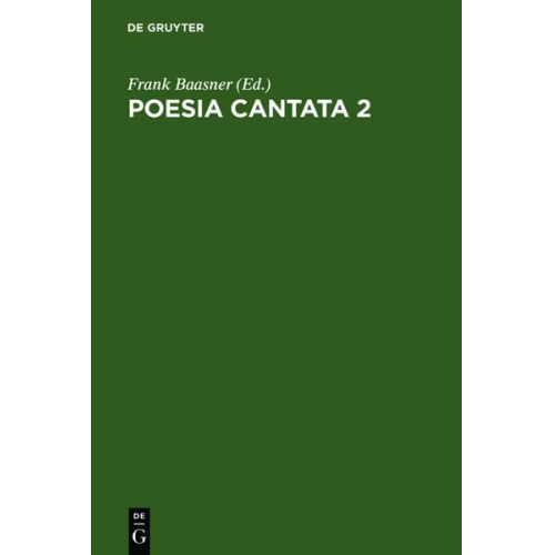 Frank Baasner - Poesia cantata 2