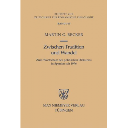 Martin G. Becker - Zwischen Tradition und Wandel