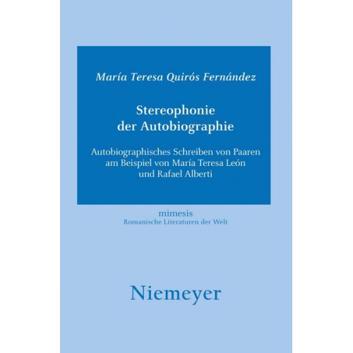 Maria Teresa Quirós Fernández - Stereophonie der Autobiographie