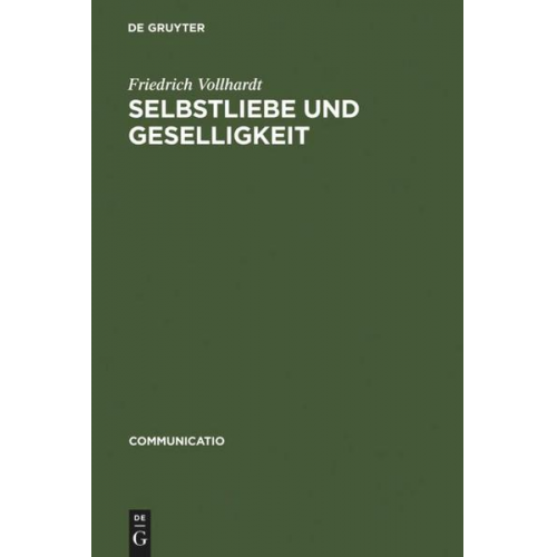 Friedrich Vollhardt - Selbstliebe und Geselligkeit