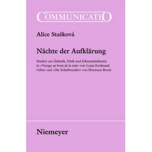 Alice Staskovà - Nächte der Aufklärung