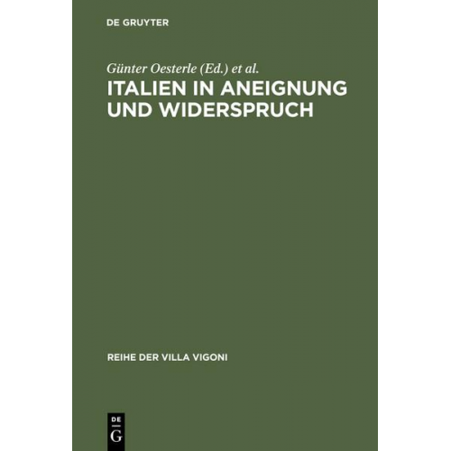 Günter Oesterle & Bernd Roeck - Italien in Aneignung und Widerspruch