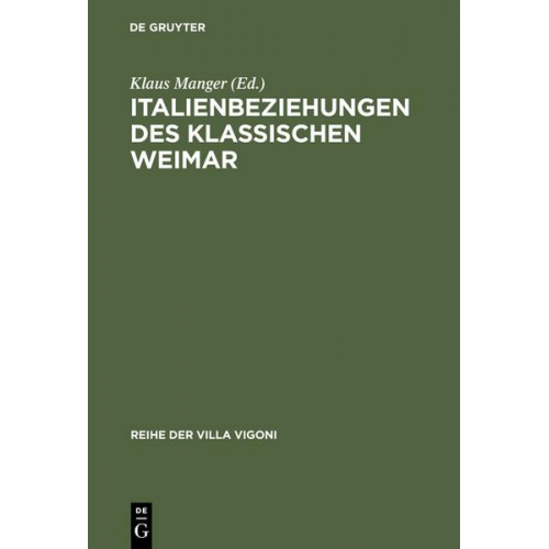 Italienbeziehungen des klassischen Weimar