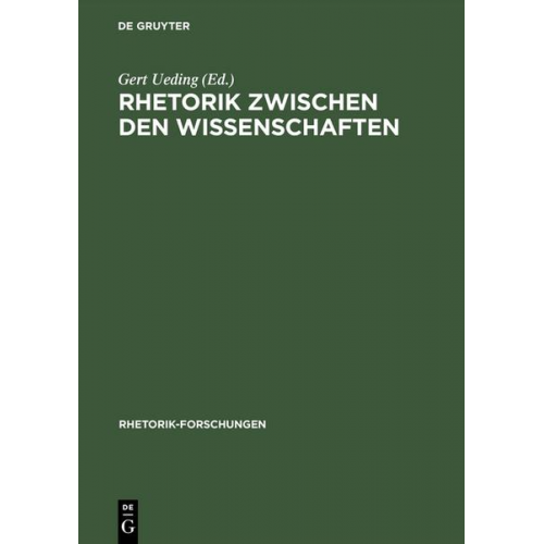 Rhetorik zwischen den Wissenschaften