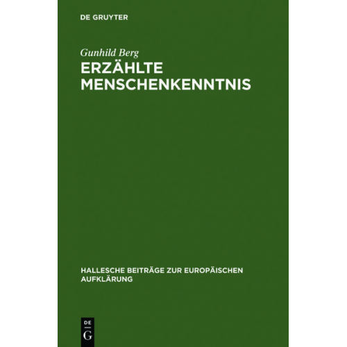 Gunhild Berg - Erzählte Menschenkenntnis